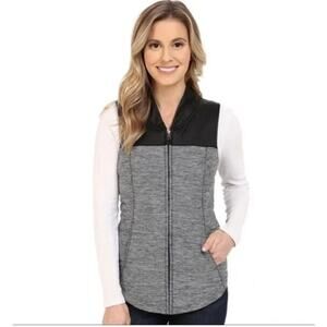 The North Face Pseudio Vest Gray Black Full Zip Women’s Small
